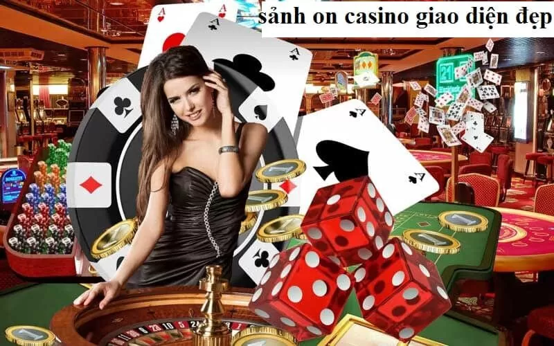 Sảnh ON CASINO sở hữu giao diện đẹp